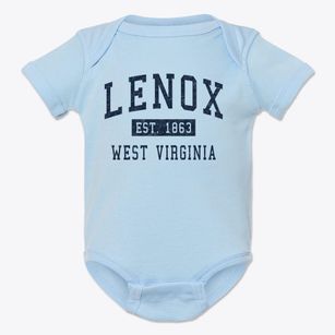 Lenox West Virginia Classic Established Baby Onesie