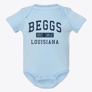 Beggs Louisiana Classic Established Baby Onesie