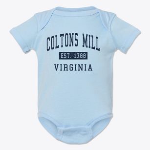 Coltons Mill Virginia Classic Established Baby Onesie
