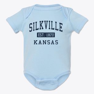 Silkville Kansas Classic Established Baby Onesie