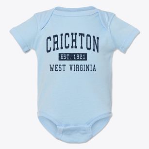 Crichton West Virginia Classic Established Baby Onesie