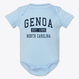 Genoa North Carolina Classic Established Baby Onesie
