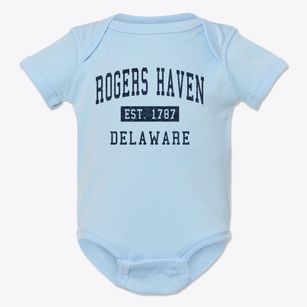 Rogers Haven Delaware Classic Established Baby Onesie