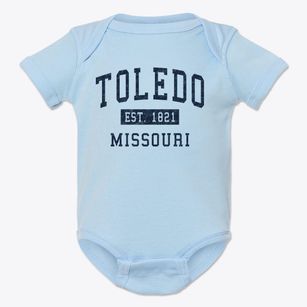 Toledo Missouri Classic Established Baby Onesie