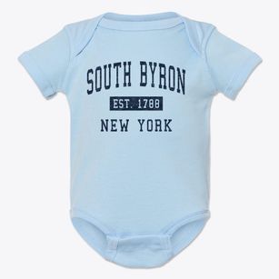 South Byron New York Classic Established Baby Onesie