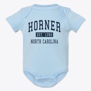 Horner North Carolina Classic Established Baby Onesie