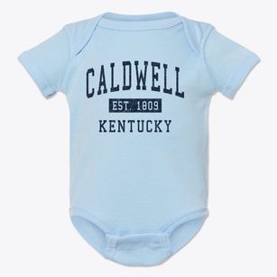 Caldwell Kentucky Classic Established Baby Onesie