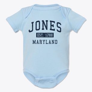 Jones Maryland Classic Established Baby Onesie