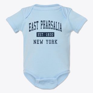 East Pharsalia New York Classic Established Baby Onesie
