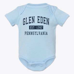 Glen Eden Pennsylvania Classic Established Baby Onesie