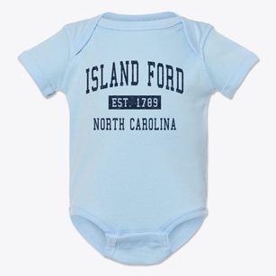 Island Ford North Carolina Classic Established Baby Onesie