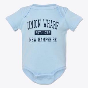 Union Wharf New Hampshire Classic Established Baby Onesie