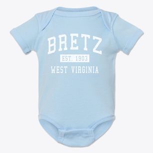 Bretz West Virginia Classic Established Baby Onesie