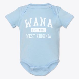 Wana West Virginia Classic Established Baby Onesie