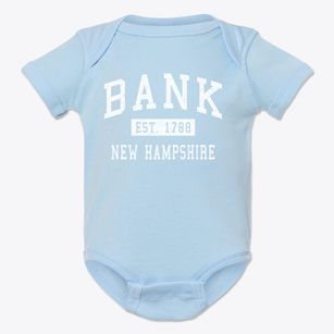 Bank New Hampshire Classic Established Baby Onesie