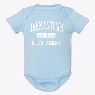 Jarmantown North Carolina Classic Established Baby Onesie
