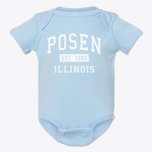 Posen Illinois Classic Established Baby Onesie