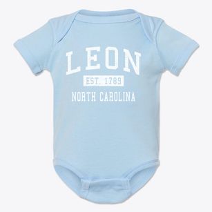 Leon North Carolina Classic Established Baby Onesie