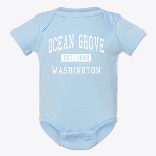 Ocean Grove Washington Classic Established Baby Onesie