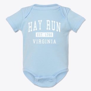 Hay Run Virginia Classic Established Baby Onesie