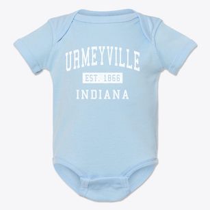 Urmeyville Indiana Classic Established Baby Onesie
