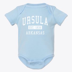Ursula Arkansas Classic Established Baby Onesie