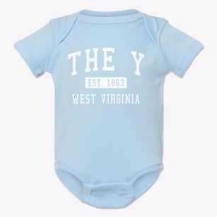The Y West Virginia Classic Established Baby Onesie