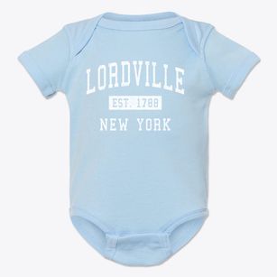 Lordville New York Classic Established Baby Onesie