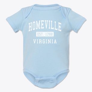 Homeville Virginia Classic Established Baby Onesie
