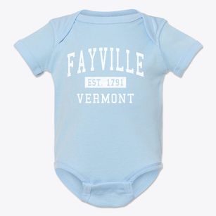 Fayville Vermont Classic Established Baby Onesie