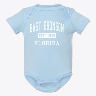 East Bronson Florida Classic Established Baby Onesie