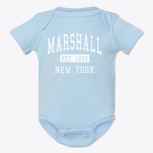 Marshall New York Classic Established Baby Onesie