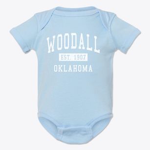 Woodall Oklahoma Classic Established Baby Onesie