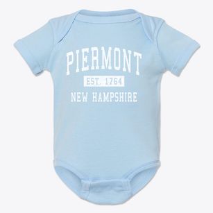 Piermont New Hampshire Classic Established Baby Onesie