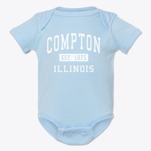 Compton Illinois Classic Established Baby Onesie