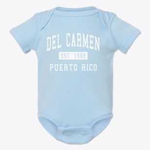 Del Carmen Puerto Rico Classic Established Baby Onesie