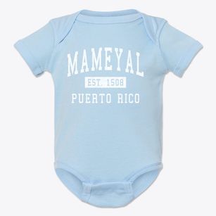 Mameyal Puerto Rico Classic Established Baby Onesie