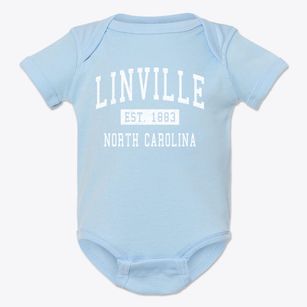 Linville North Carolina Classic Established Baby Onesie