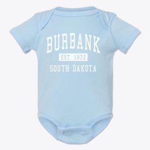 Burbank South Dakota Classic Established Baby Onesie