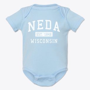 Neda Wisconsin Classic Established Baby Onesie
