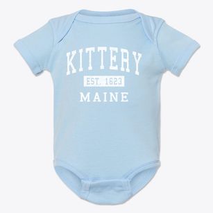 Kittery Maine Classic Established Baby Onesie