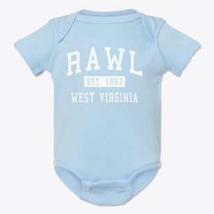 Rawl West Virginia Classic Established Baby Onesie