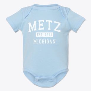 Metz Michigan Classic Established Baby Onesie