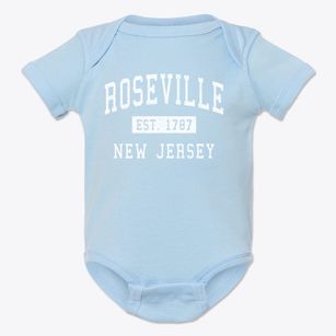 Roseville New Jersey Classic Established Baby Onesie