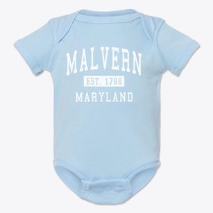 Malvern Maryland Classic Established Baby Onesie