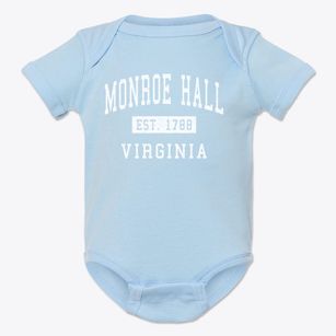 Monroe Hall Virginia Classic Established Baby Onesie