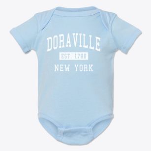 Doraville New York Classic Established Baby Onesie