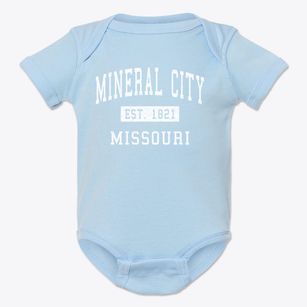 Mineral City Missouri Classic Established Baby Onesie