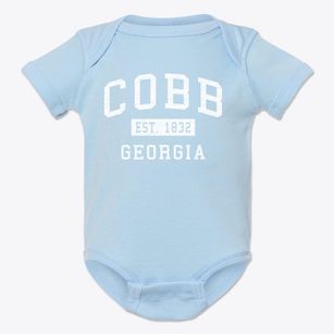 Cobb Georgia Classic Established Baby Onesie