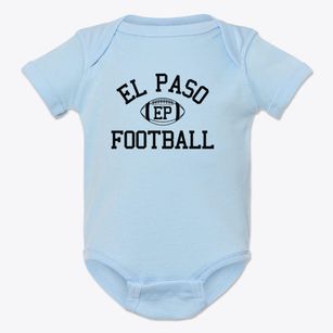 El Paso High School Classic Football Baby Onesie
